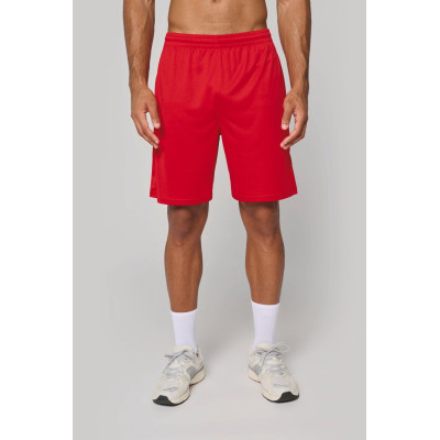 Calção multidesporto em poliéster de homem